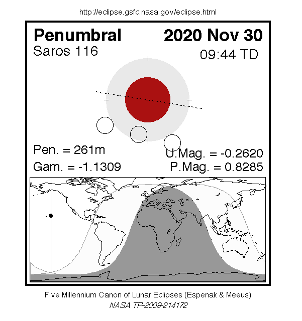 eclisse lunare di penombra